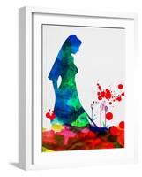 The Bride in Blood Watercolor-Lora Feldman-Framed Art Print