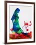 The Bride in Blood Watercolor-Lora Feldman-Framed Art Print