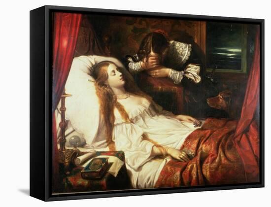 The Bride in Death, 1839-Thomas Jones Barker-Framed Stretched Canvas