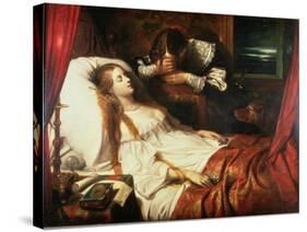 The Bride in Death, 1839-Thomas Jones Barker-Stretched Canvas