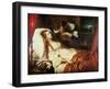 The Bride in Death, 1839-Thomas Jones Barker-Framed Giclee Print