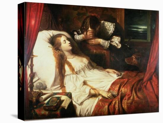 The Bride in Death, 1839-Thomas Jones Barker-Stretched Canvas
