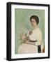 The Bride Josine (Oil on Cardboard)-Jacobs Smits-Framed Giclee Print