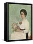The Bride Josine (Oil on Cardboard)-Jacobs Smits-Framed Stretched Canvas