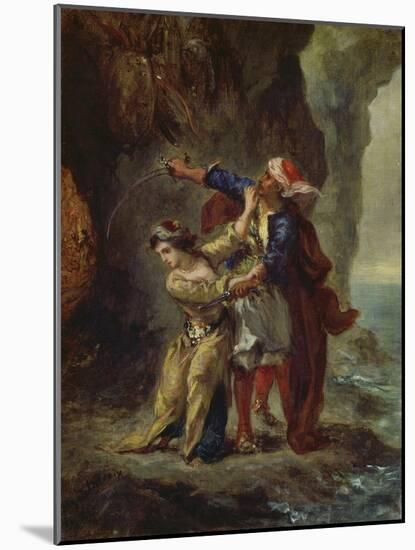 The Bride of Abydos, 1843-Eugene Delacroix-Mounted Giclee Print