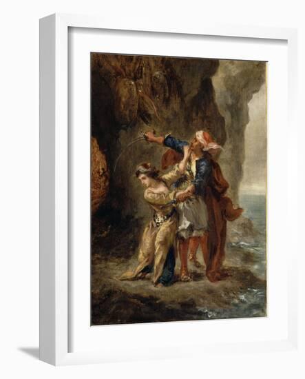 The Bride of Abydos (Byron. Canto Ii. Stanza Xxiii)-Eugene Delacroix-Framed Giclee Print