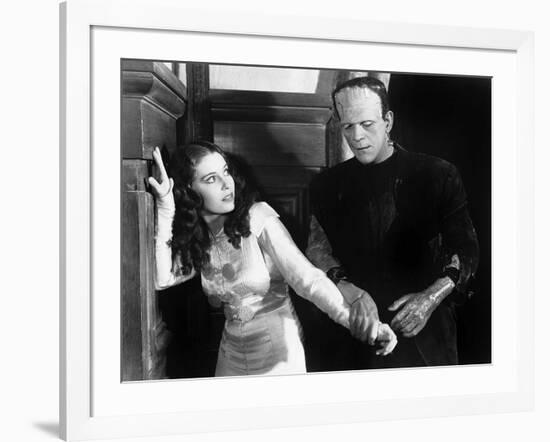 THE BRIDE OF FRANKENSTE 1935 directed by JAMES WHALE Boris Karloff (b/w photo)-null-Framed Photo