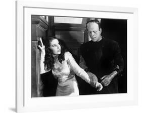THE BRIDE OF FRANKENSTE 1935 directed by JAMES WHALE Boris Karloff (b/w photo)-null-Framed Photo
