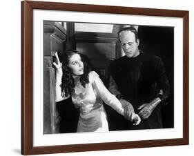 THE BRIDE OF FRANKENSTE 1935 directed by JAMES WHALE Boris Karloff (b/w photo)-null-Framed Photo