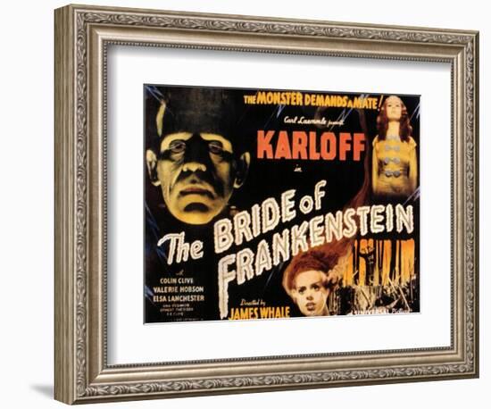 The Bride of Frankenstein, 1935-null-Framed Art Print