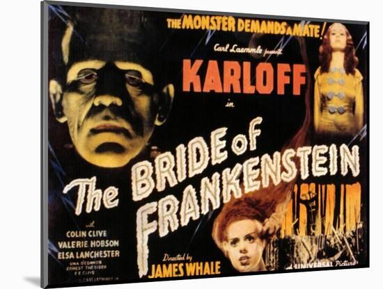 The Bride of Frankenstein, 1935-null-Mounted Art Print