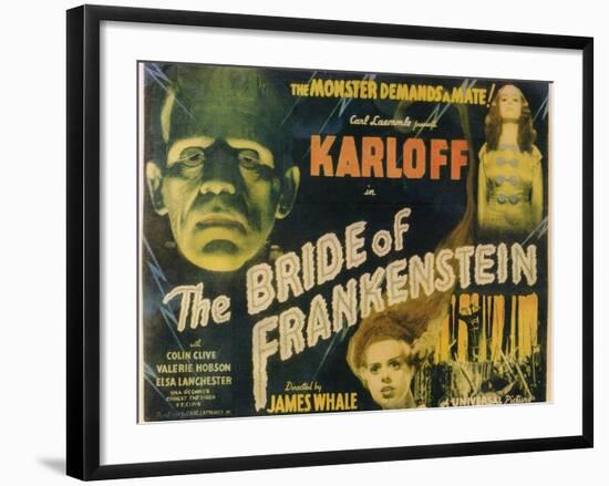 The Bride of Frankenstein, 1935-null-Framed Art Print