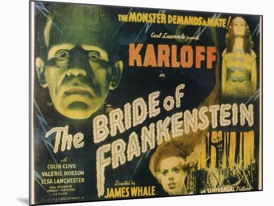 The Bride of Frankenstein, 1935-null-Mounted Art Print