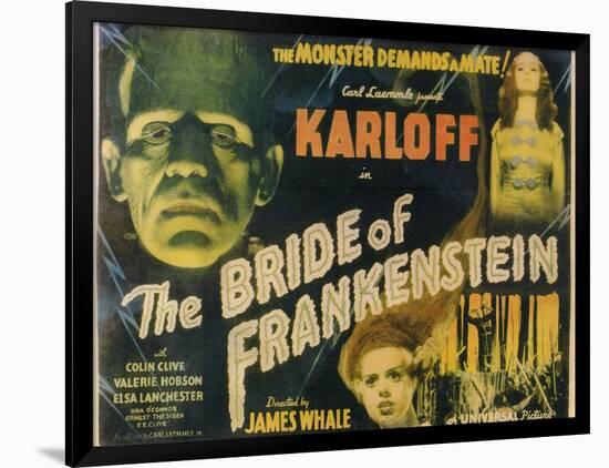 The Bride of Frankenstein, 1935-null-Framed Art Print