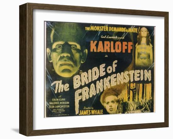 The Bride of Frankenstein, 1935-null-Framed Art Print