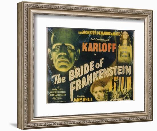 The Bride of Frankenstein, 1935-null-Framed Art Print