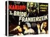 The Bride of Frankenstein, Boris Karloff, Elsa Lanchester, Colin Clive, Valerie Hobson, 1935-null-Stretched Canvas