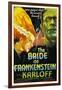 The Bride of Frankenstein, Elsa Lanchester, Boris Karloff, 1935-null-Framed Art Print