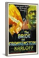 THE BRIDE OF FRANKENSTEIN, from left: Elsa Lanchester, Boris Karloff, 1935-null-Framed Art Print