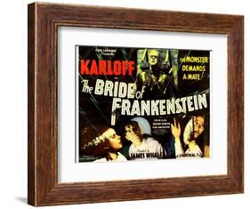 THE BRIDE OF FRANKENSTEIN-null-Framed Art Print