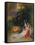 The Bride of Lammermoor, before 1830 (Oil on Panel)-Edwin Landseer-Framed Stretched Canvas