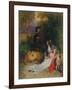 The Bride of Lammermoor, before 1830 (Oil on Panel)-Edwin Landseer-Framed Giclee Print