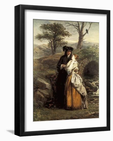 The Bride of Lammermoor-William Powell Frith-Framed Art Print