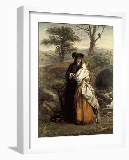 The Bride of Lammermoor-William Powell Frith-Framed Art Print