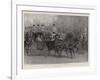 The Bride's Procession Leaving Marlborough House-John Charlton-Framed Giclee Print