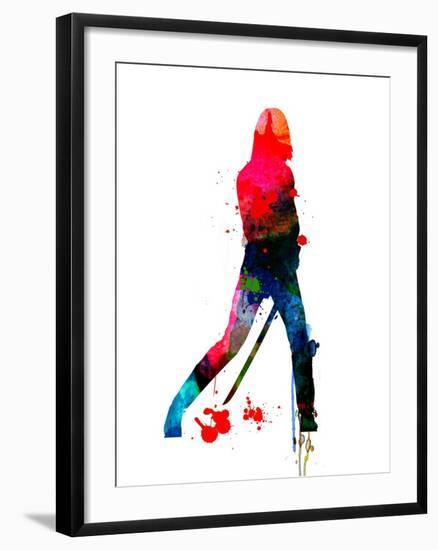 The Bride Watercolor 3-Lora Feldman-Framed Art Print