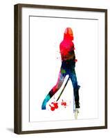 The Bride Watercolor 3-Lora Feldman-Framed Art Print