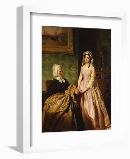 The Bride-John Faed-Framed Giclee Print