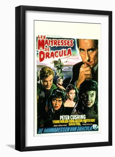 The Brides of Dracula, (aka Les Maitresses De Dracula), 1960-null-Framed Art Print