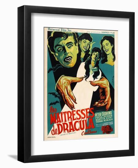 The Brides of Dracula (AKA Les Maitresses De Dracula), 1960-null-Framed Art Print