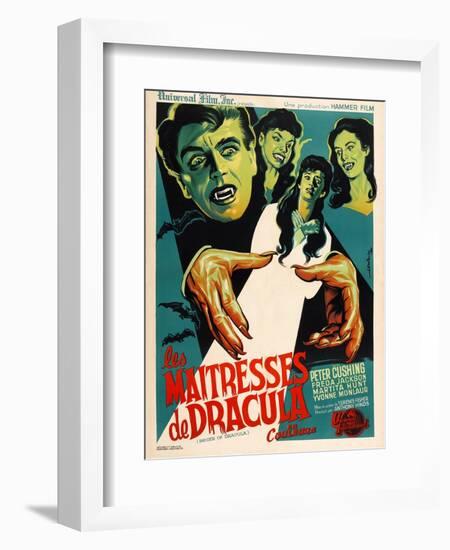 The Brides of Dracula (AKA Les Maitresses De Dracula), 1960-null-Framed Art Print