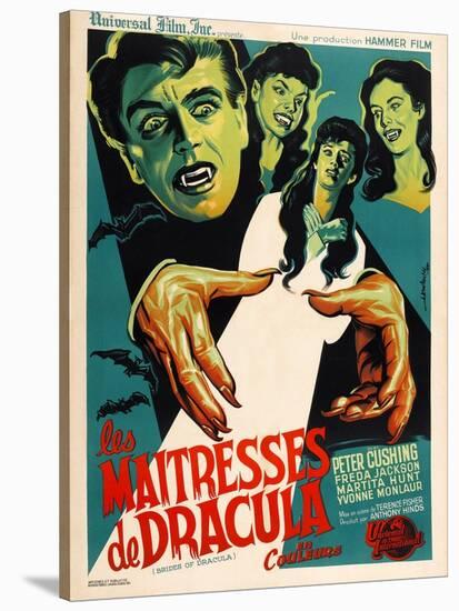 The Brides of Dracula (AKA Les Maitresses De Dracula), 1960-null-Stretched Canvas