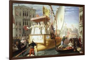 The Brides of Venice Being Taken to the Wedding, c.1528-John Rogers Herbert-Framed Giclee Print