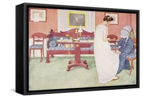 The Bridesmaid, Published in "Lasst Licht Hinin," ("Let in More Light") 1908-Carl Larsson-Framed Stretched Canvas