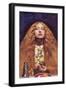 The Bridesmaid-John Everett Millais-Framed Art Print