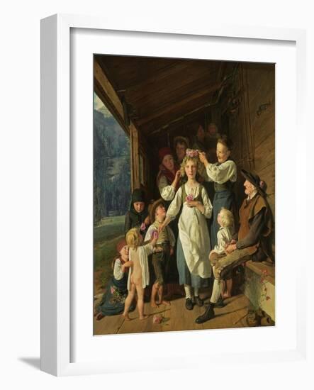 The Bridesmaid-Ferdinand Georg Waldmüller-Framed Giclee Print