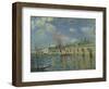 The Bridge, 1871-Alfred Sisley-Framed Giclee Print