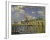 The Bridge, 1871-Alfred Sisley-Framed Giclee Print