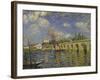 The Bridge, 1871-Alfred Sisley-Framed Giclee Print