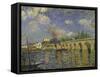 The Bridge, 1871-Alfred Sisley-Framed Stretched Canvas