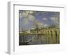 The Bridge, 1871-Alfred Sisley-Framed Giclee Print