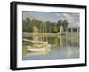 The Bridge, 1874-Claude Monet-Framed Giclee Print