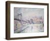 The Bridge, 1928-Paul Signac-Framed Giclee Print