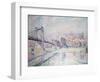 The Bridge, 1928-Paul Signac-Framed Giclee Print