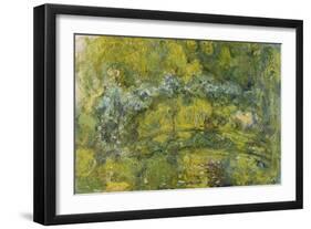 The Bridge across the Lily Pond (Le Passerelle Sur Le Bassin Aux Nymphéas), 1919-Claude Monet-Framed Giclee Print
