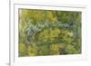 The Bridge across the Lily Pond (Le Passerelle Sur Le Bassin Aux Nymphéas), 1919-Claude Monet-Framed Giclee Print